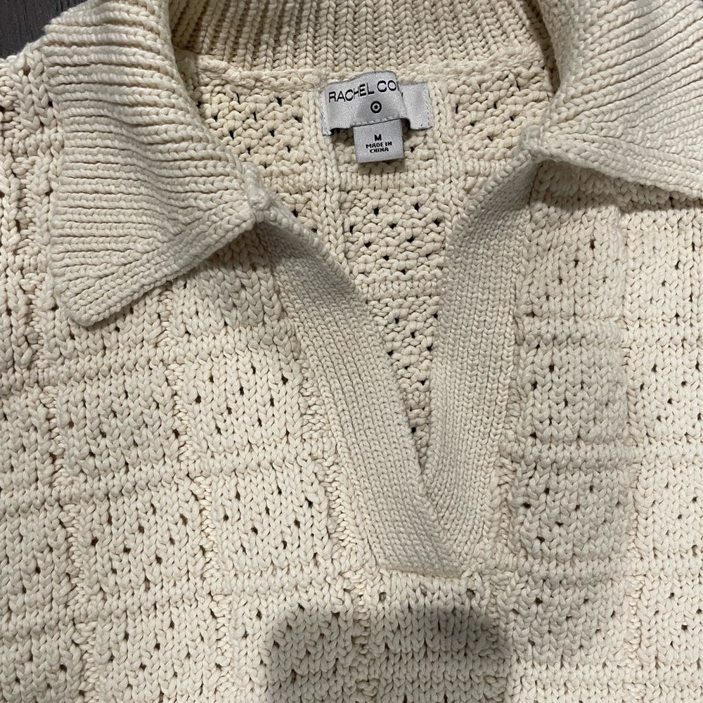 Rachel Comey Ivory Textured Pullover